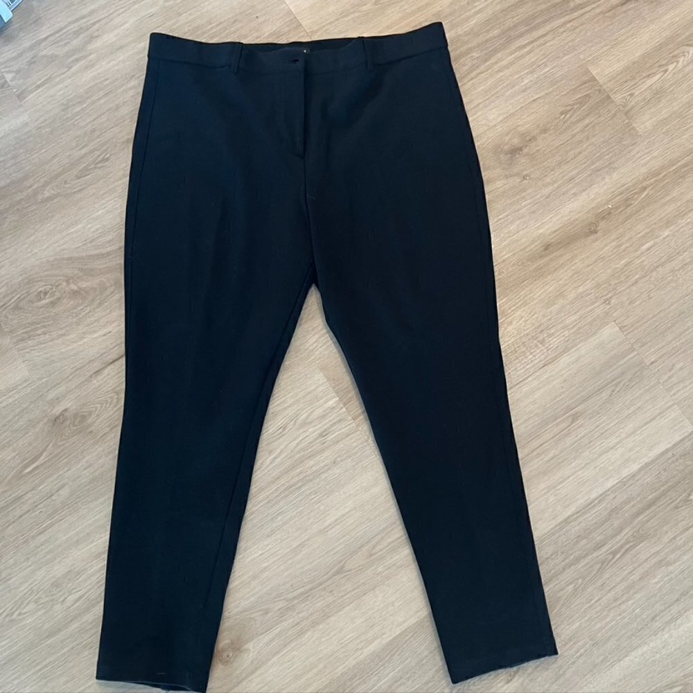Mario Serrani Italy Black Dress ponte pants XL